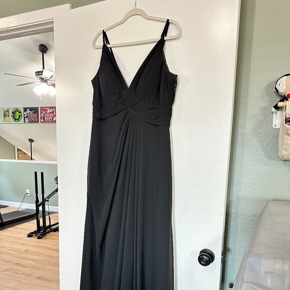 Azazie Dresses & Skirts - Azazie Maren Allure Bridesmaid Dress – Black – Size A14